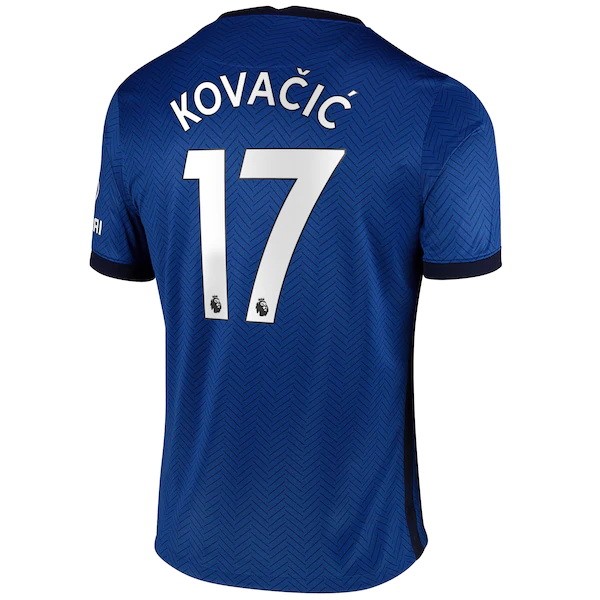 Camiseta Chelsea NO.17 Kovacic 1ª 2020-2021 Azul